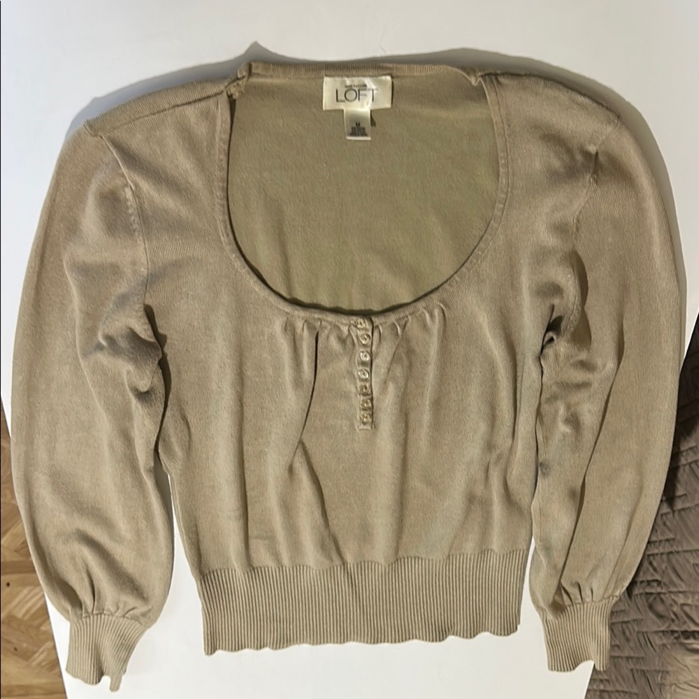 LOFT Beige Sweater